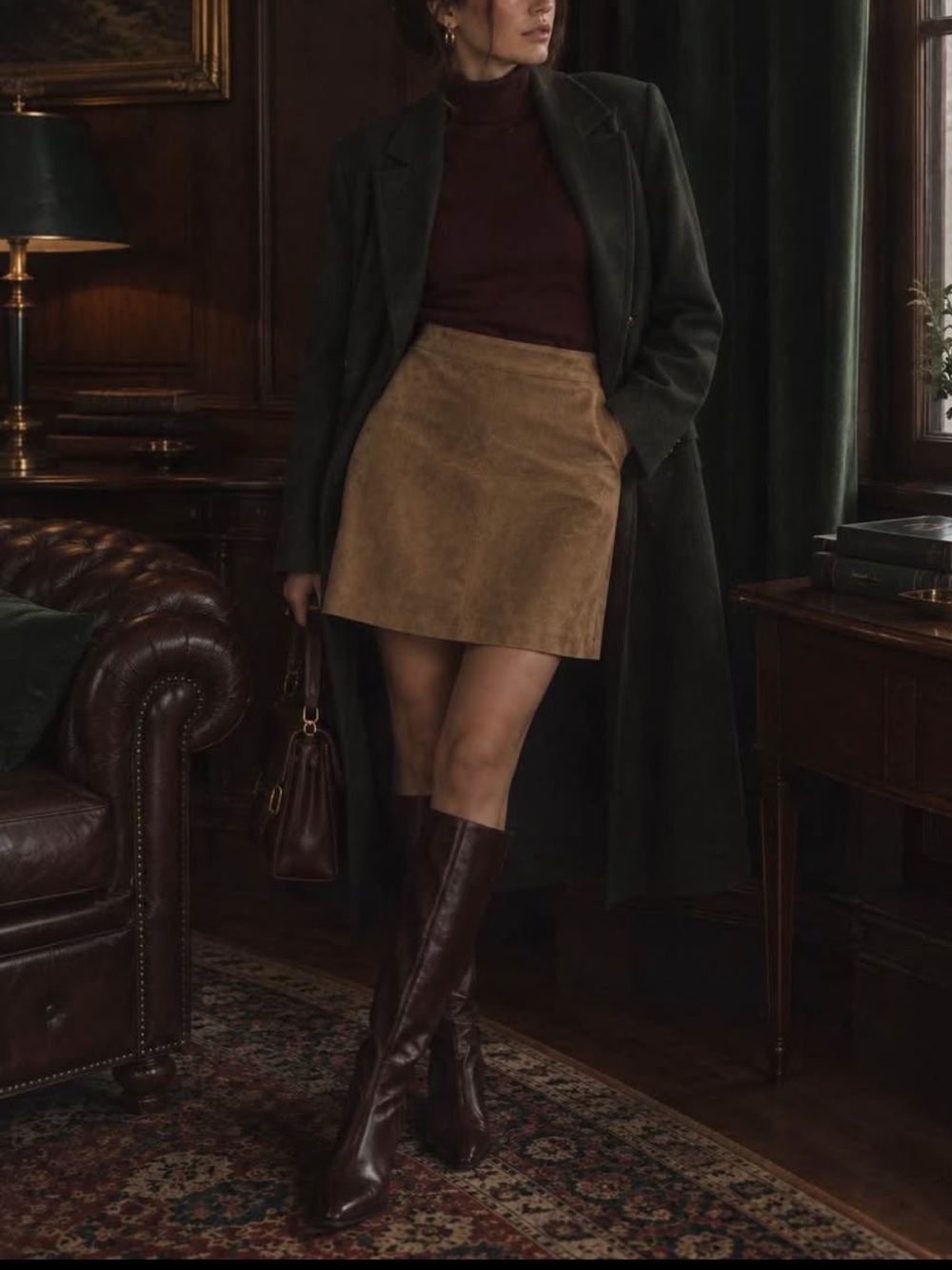 Gucci Suede Skirt - Picture 1 of 5